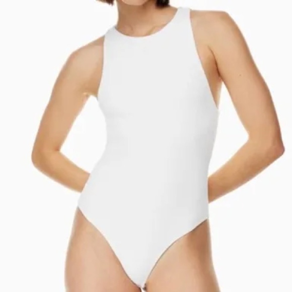 Babaton White Bodysuit